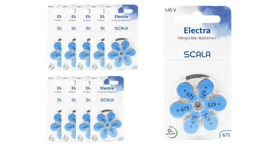 Scala Hoergeraetebatterien Electra 675