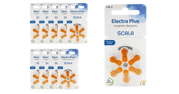 Scala Hoergeraetebatterien Electra Plus 13